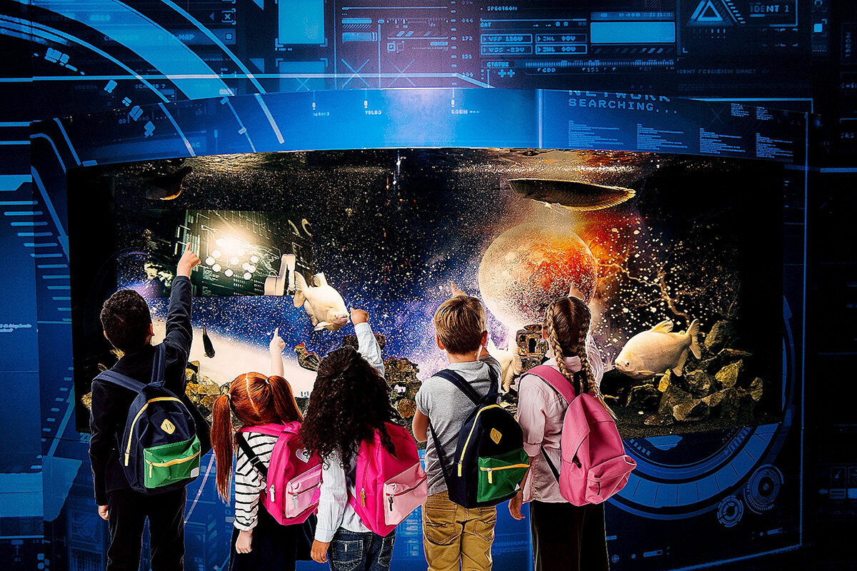 大阪・ひらパーに新エリア誕生、「宇宙の旅」がテーマの没入型アクアリウム