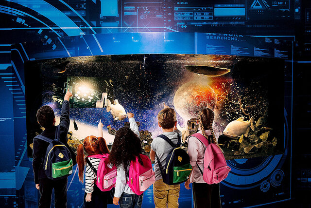 大阪・ひらパーに新エリア誕生、「宇宙の旅」がテーマの没入型アクアリウム