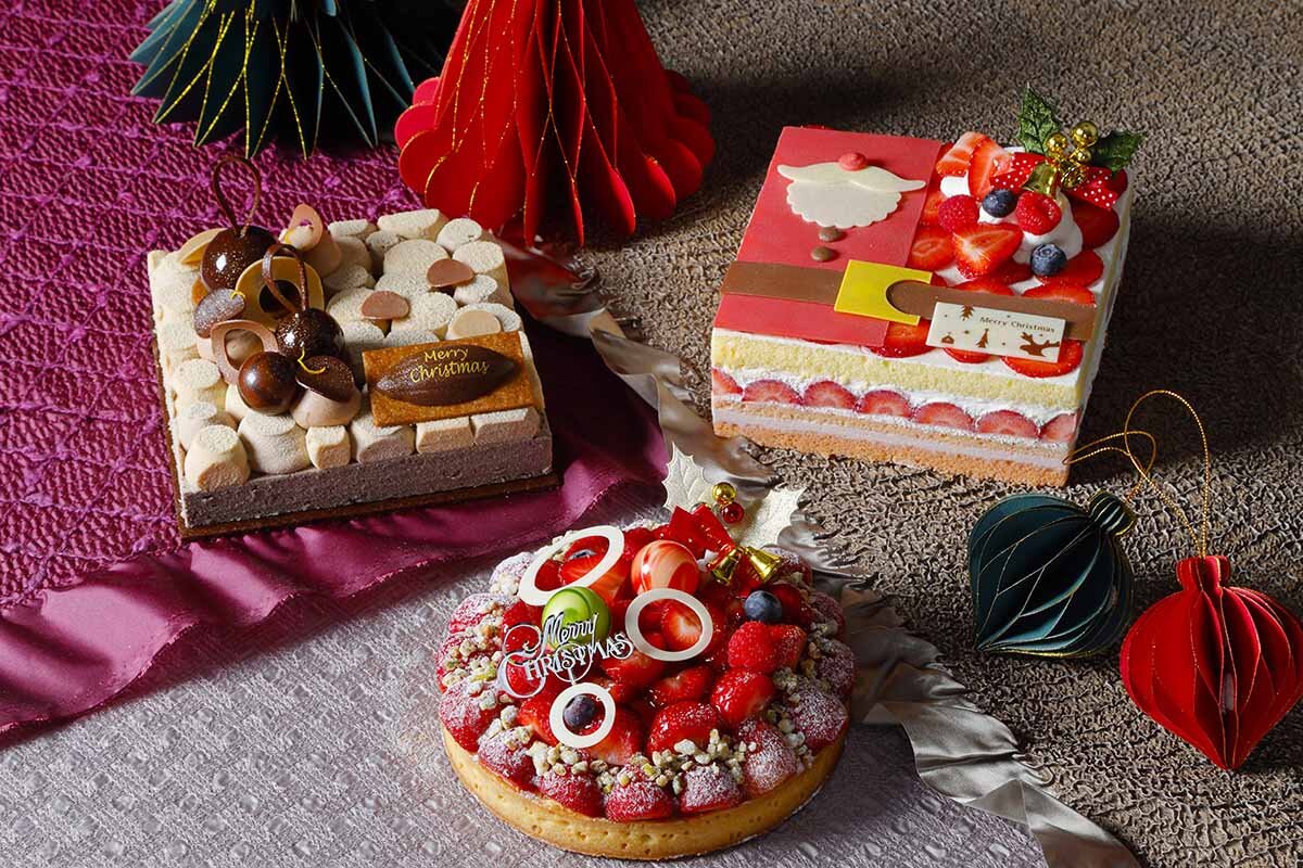 クリスマスを彩るホテルメイドのケーキ、大阪マリオット都ホテルはタルトなど3種