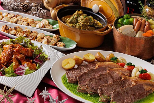 神戸三宮で万博の余韻に浸れるランチブッフェ、世界5カ国の料理を食べ放題