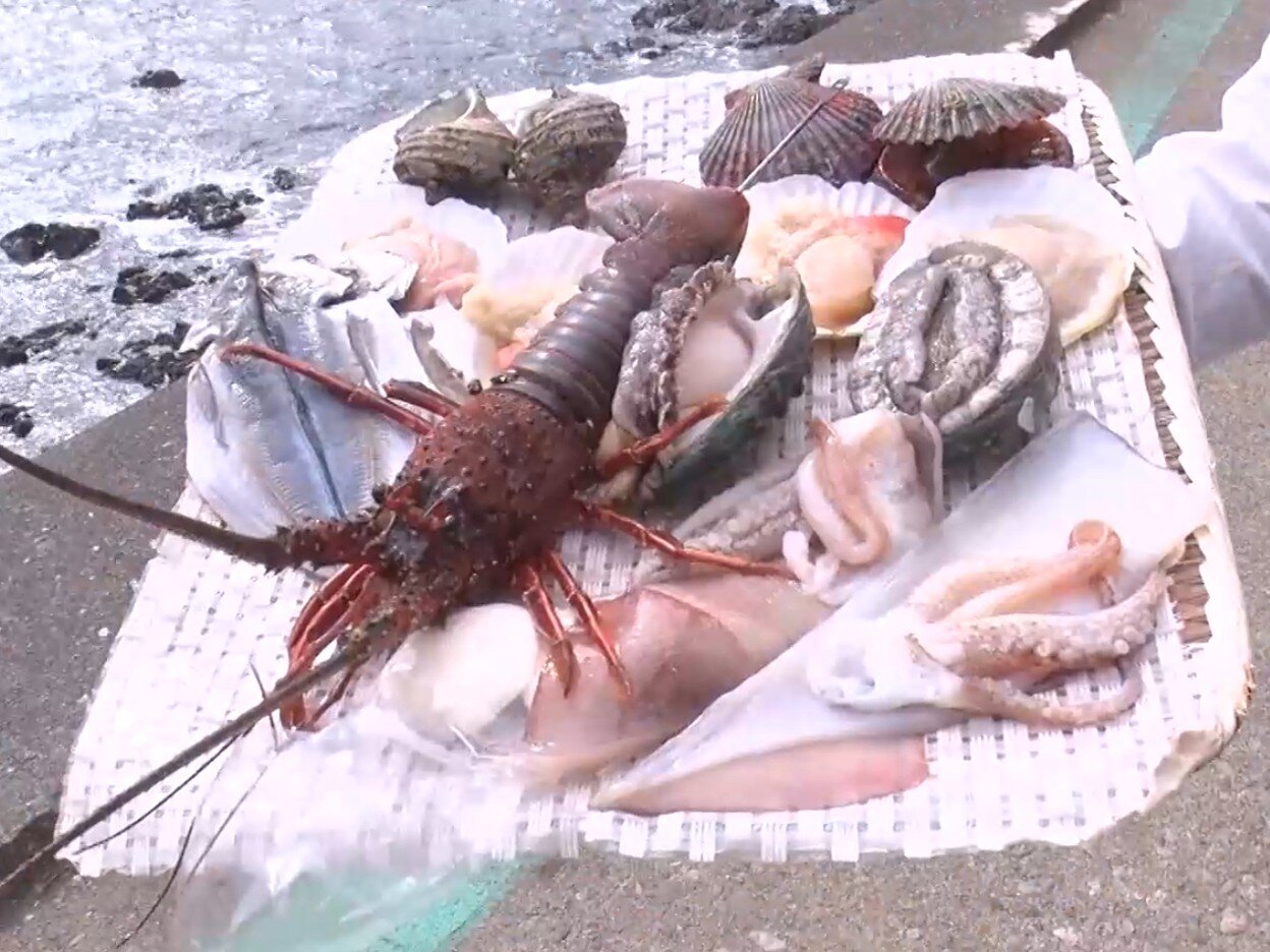 身がぷりぷりどころか“ぶりんぶりん”…グルメ旅YouTuber激推し「海女小屋」 捕れたて海鮮を豪快に【ウラマヨ】