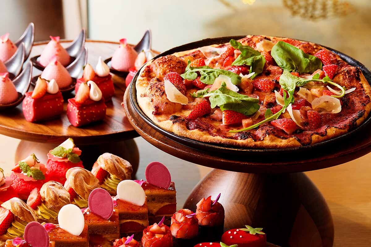 あすかルビー、古都華、奈乃華…、ブランドいちごの名産地・奈良ならではのビュッフェ