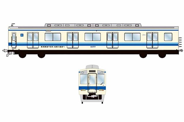 近鉄の路線を走る東武鉄道の主力車両8000系、コラボでラッピング車両を相互交換
