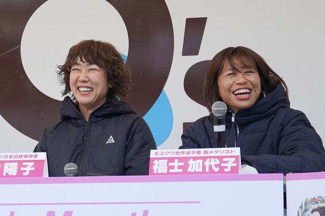 渋井陽子さん＆福士加代子さんが大阪でトーク、初めての『大阪国際女子マラソン』について語る
