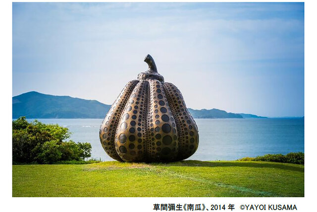 前衛の女王・草間彌生の作品「南瓜」が神戸に、お披露目会では奈良美智ら7作品の解説ナビも