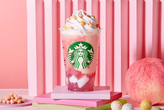 スターバックスから初の「ひなまつりフラペチーノ」、お手軽ショートサイズで登場