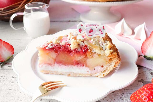 「いちごみるく」がアップルパイに、専門店「グラニースミス」とのコラボ商品が西宮と京都に登場