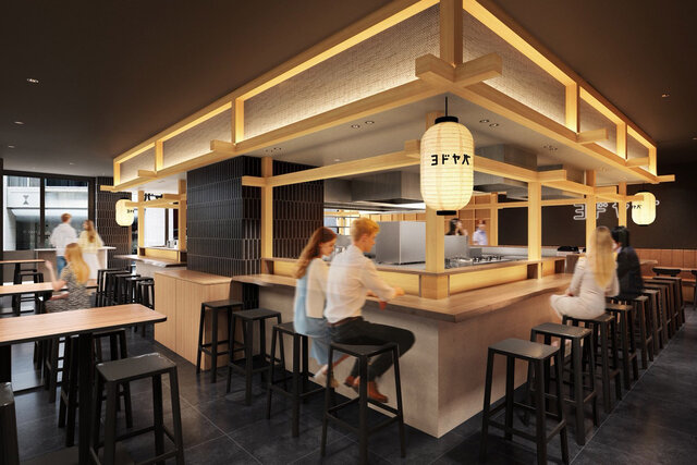 複合施設「淀屋橋ステーションワン」のレストラン全24店舗が今秋までに順次開業、注目は食の拠点「ヨドヤバ」