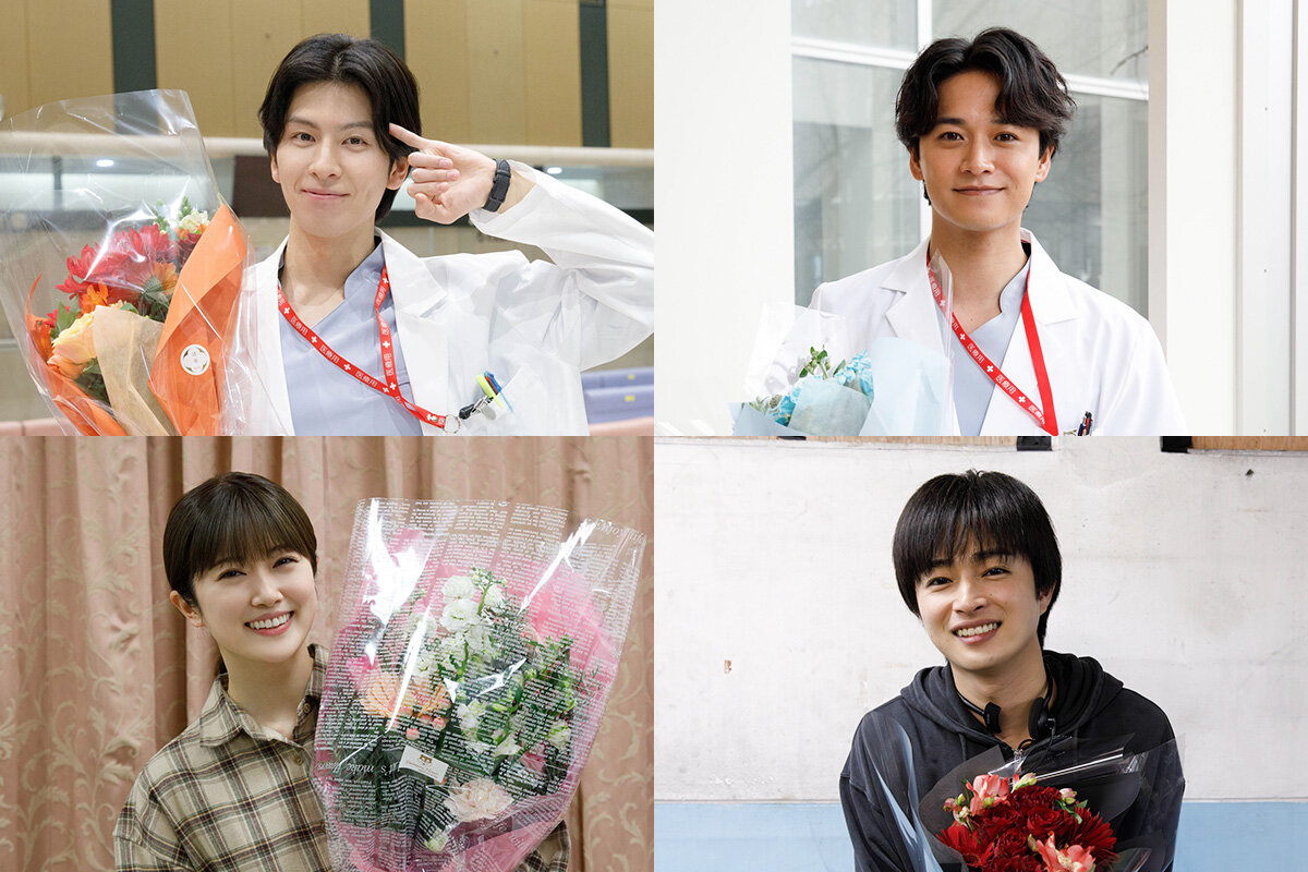 長谷川慎「とても自分の財産になる期間でした」長谷川慎、井上想良、樋口日奈、曽田陵介がクランクアップ！ついに最終回！ドラマ『顔のない患者-救うか、裁くか-』