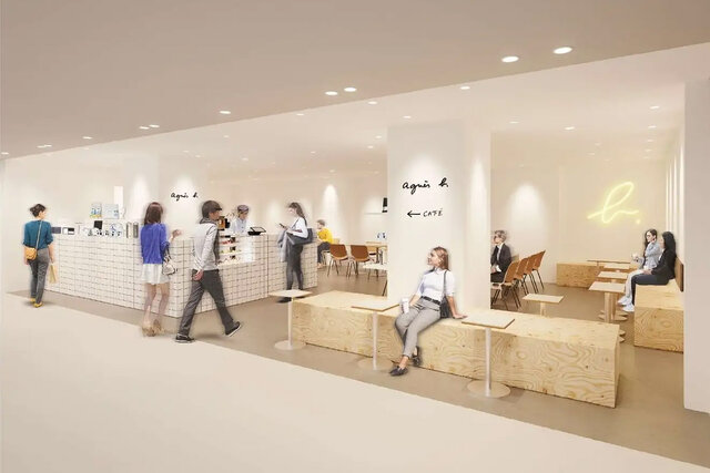 【神戸初上陸】「アニエスベーカフェ」が神戸阪急に登場、地元の老舗ブランドとコラボした限定メニューも