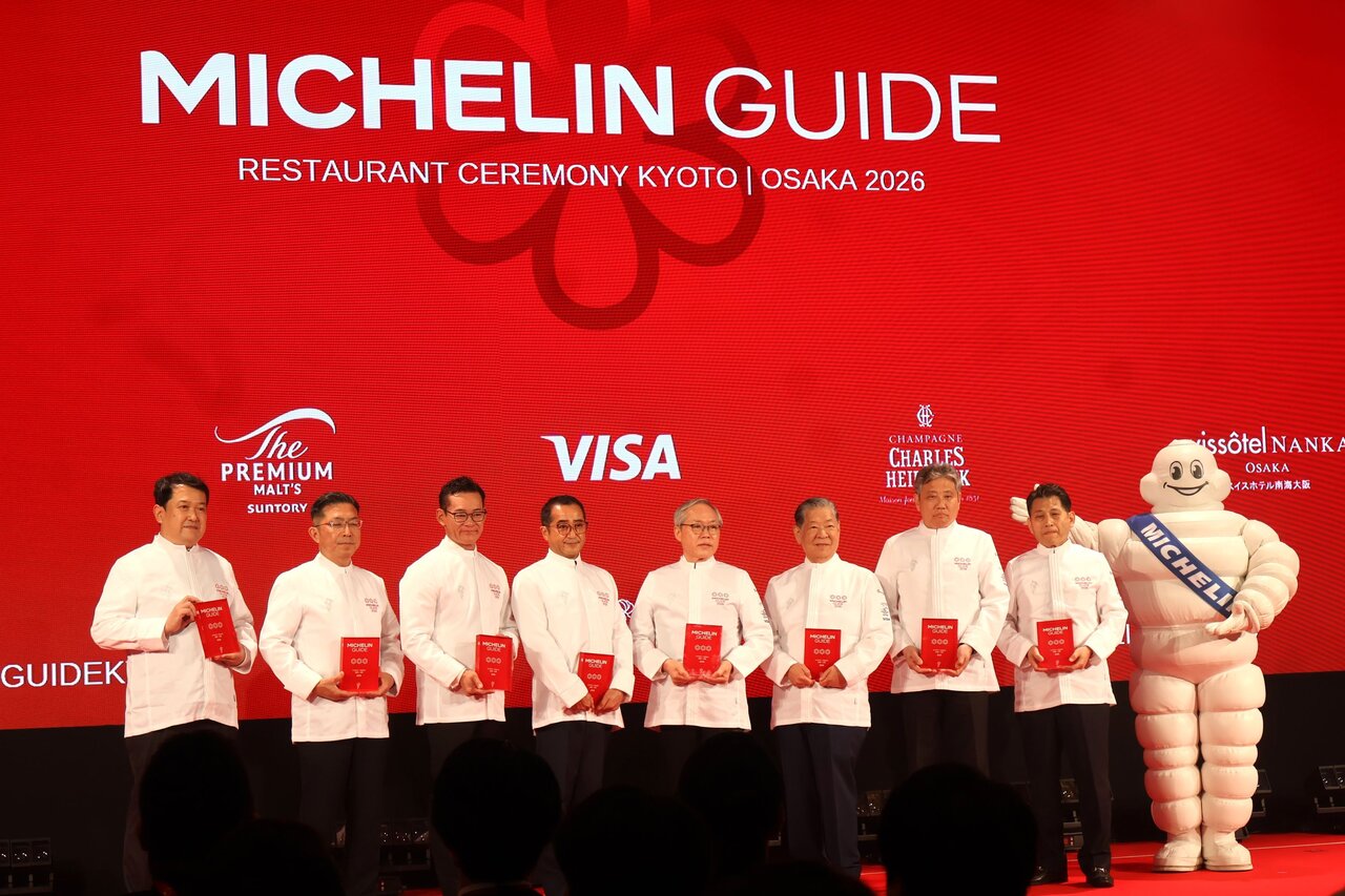 『ミシュラン京都・大阪2026』発表、６年ぶりに京都の美山荘が新たに三つ星獲得、掲載数は過去最多479店に【セレモニーレポート】
