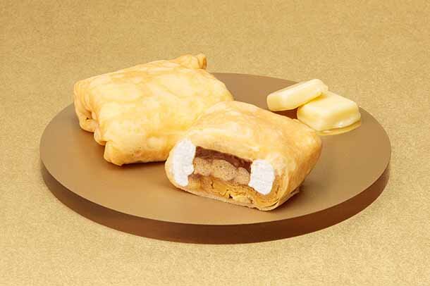 “セブン-イレブン”にぜいたくなバタークレープ、「バターステイツクッキー」のリッチな味わいが期間限定で