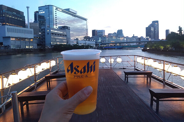 【大阪】水都大阪を特製料理とフリードリンクで巡る、夏季限定「ひまわり納涼ビアクルーズ」が8月1日より運航