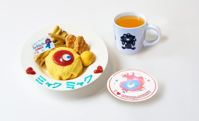 【大阪・梅田】ミャクミャクがいっぱい！大阪・関西万博公式カフェに初の「お子様メニュー」登場、9月1日から一新、お面＆ぬりえの特典も