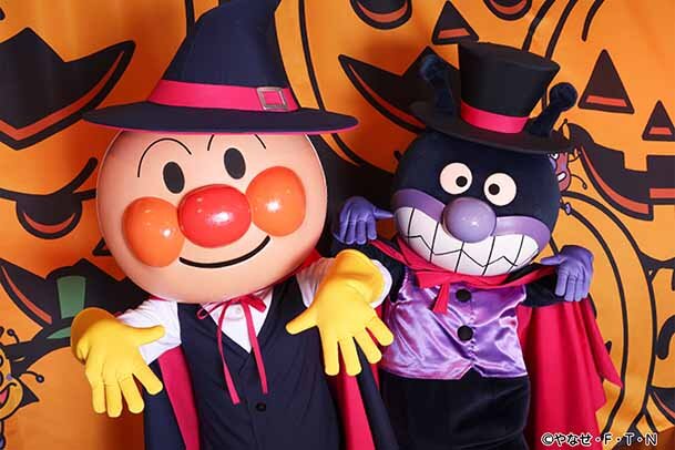 神戸アンパンマンこどもミュージアム&モールがハロウィーン仕様に、ミイラ男の“だだんだん”など仮装したキャラクターが登場