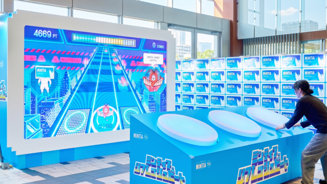 【大阪・梅田】巨大“音ゲー”で気分をリフレッシュ！参加無料の「ミンティア リフレッシュビート」が大阪に初登場