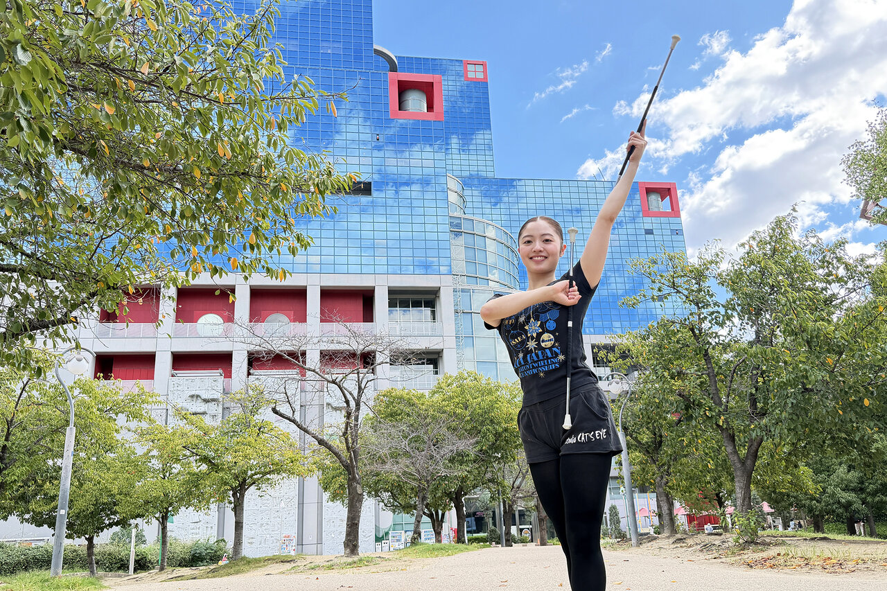 カンテレ新人・柏原怜奈アナウンサーがバトントワリング世界2位の経歴を生かし 世界最高峰の舞台『シルク・ドゥ・ソレイユ』のオーディションに挑戦！ 