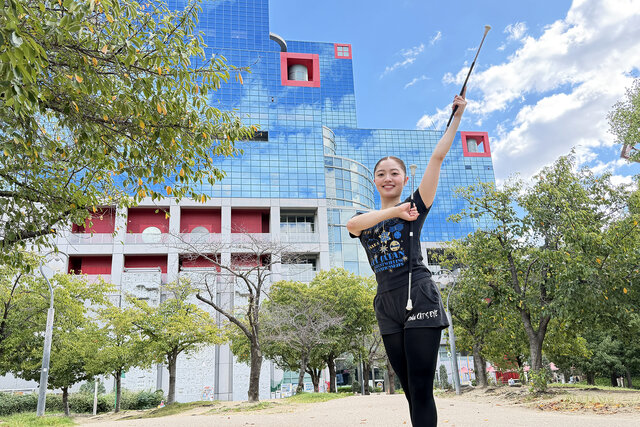 カンテレ新人・柏原怜奈アナウンサーがバトントワリング世界2位の経歴を生かし 世界最高峰の舞台『シルク・ドゥ・ソレイユ』のオーディションに挑戦！ 