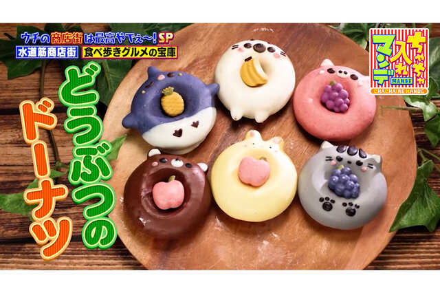 【神戸・水道筋商店街】濃厚豆乳に黒毛和牛ローストビーフ、どうぶつドーナツも！食べ歩きグルメ4選【ちゃちゃ入れマンデー】