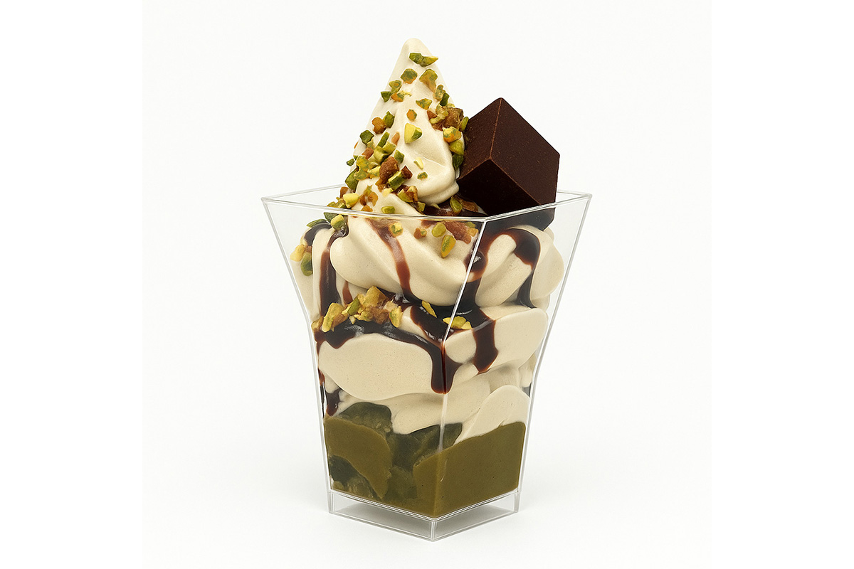 MAX PISTACHIO「ドバイチョコパフェ」（1,300円、提供写真）