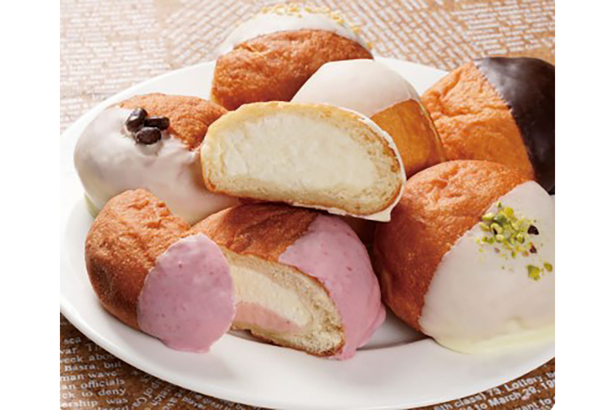 北海道「笑mina Donuts」（北海道生ドーナツ各種432円、提供写真）