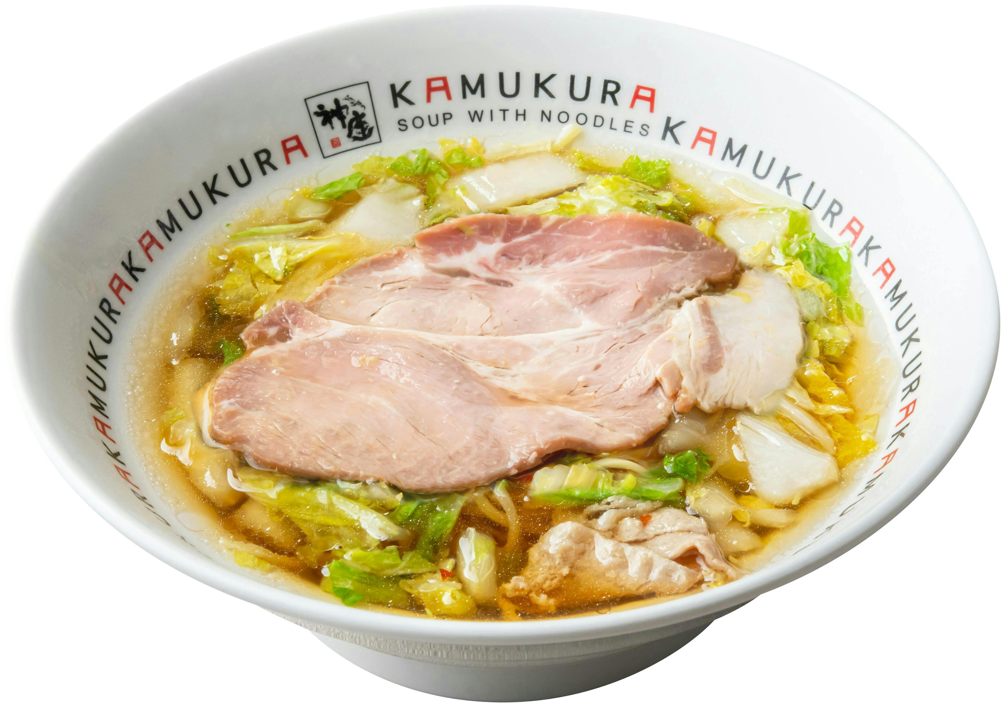 1杯無料になる、どうとんぼり神座の「おこさまラーメン」（ハーフラーメン）