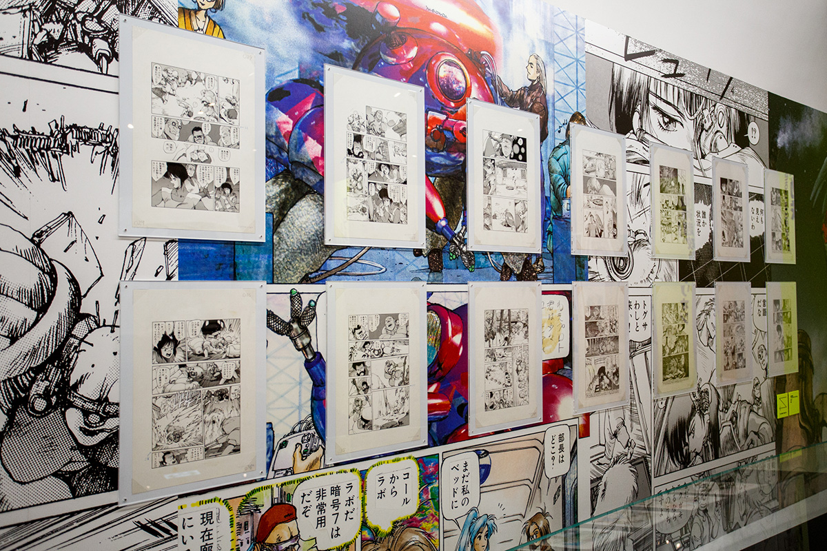 東京・世田谷文学館『士郎正宗の世界展～「攻殻機動隊」と創造の軌跡～』の様子（提供写真）