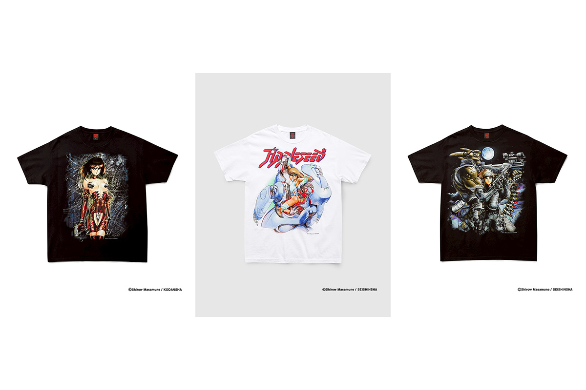 『GEEKSRULE』×『士郎正宗の世界展』コラボレーションTシャツ