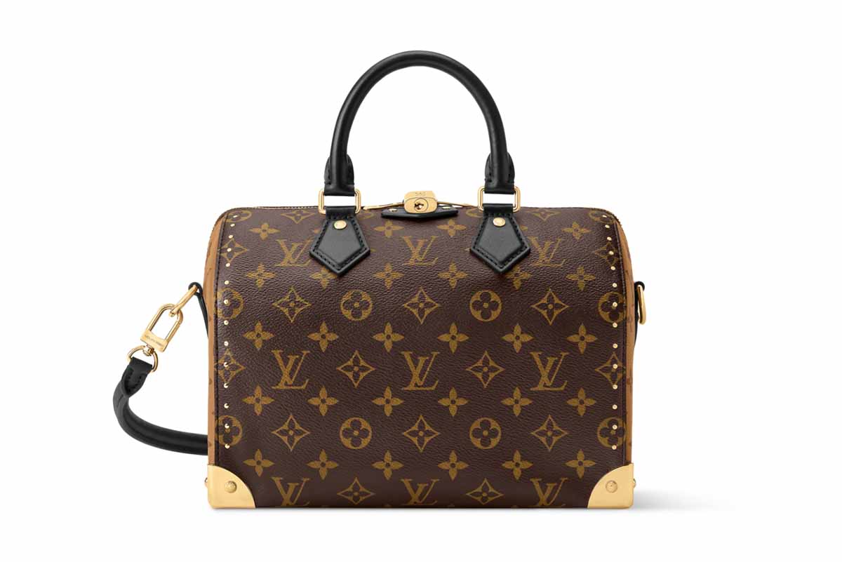 スピーディ·トランク 25（511,500円）、モノグラム·キャンバス、W27xH20xD15cm　提供：LOUIS VUITTON