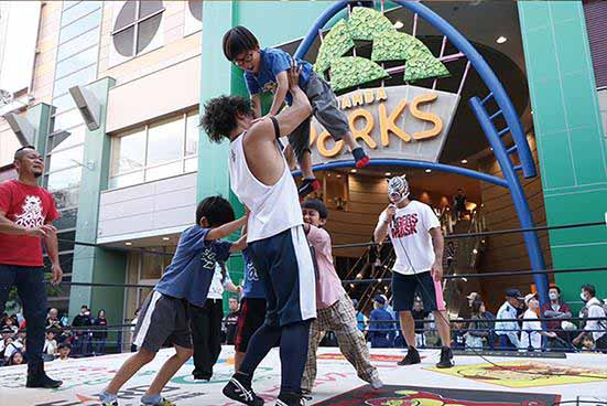 大阪プロレスの選手からレッスンを受けることができるちびっこプロレス教室（事前受付先着10名）