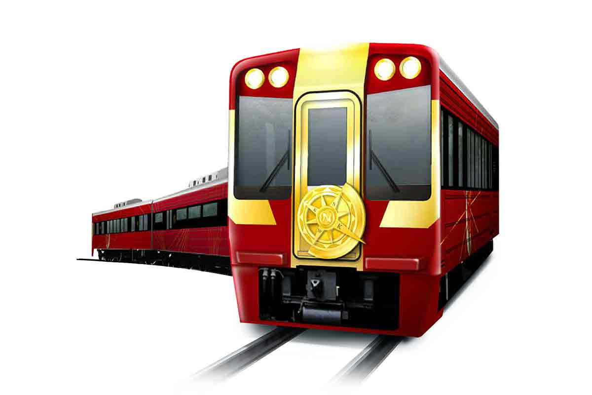 2025年度末に運行予定の、南海電鉄の新観光列車・外観イメージ（提供画像）