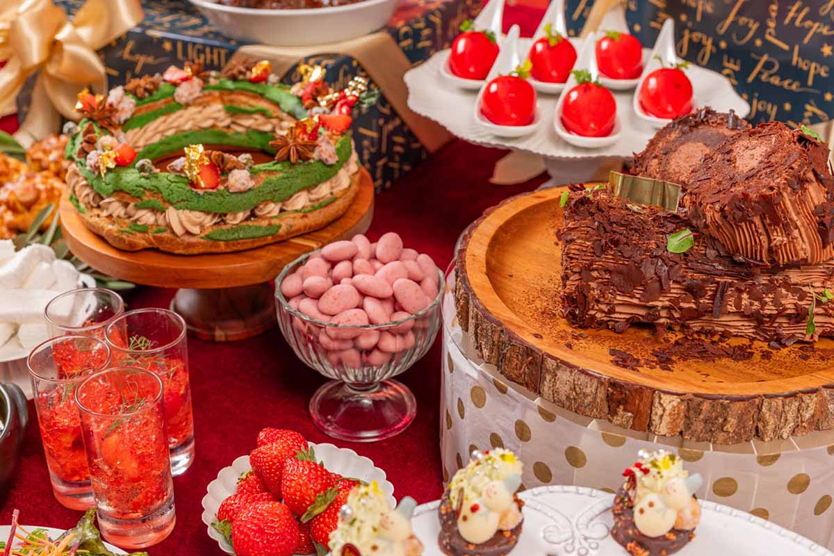 クリスマス・スイーツビュッフェ【Very Berry X’mas！】～いちごが彩るクリスマス～のスイーツ