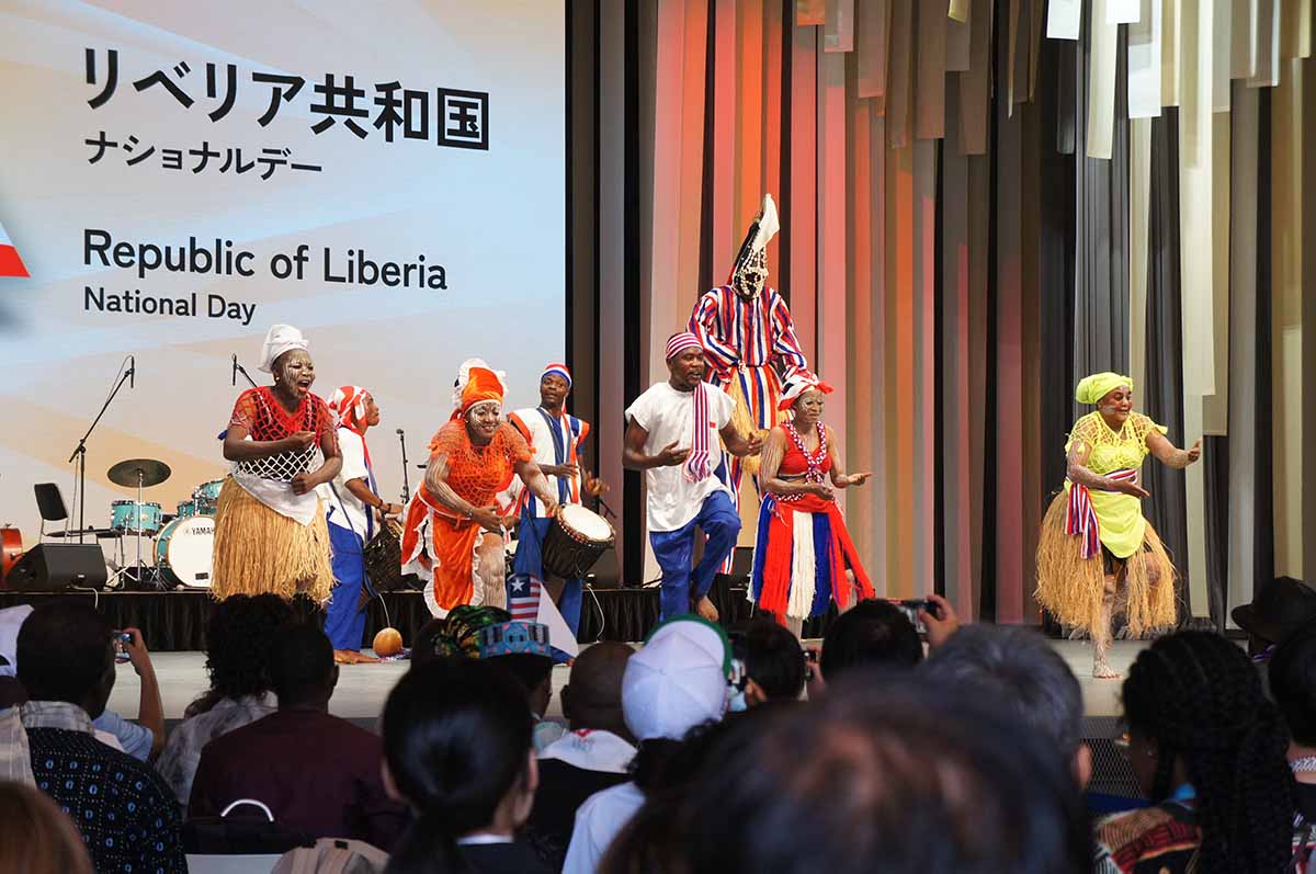 リベリアのナショナルデー公式式典の様子（2025年8月26日）