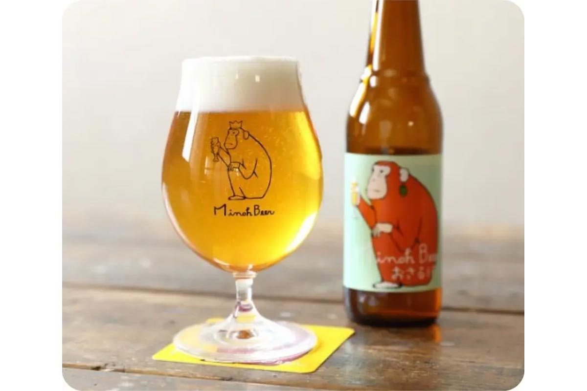 「箕面ビール」おさるIPA（330ml・770円）