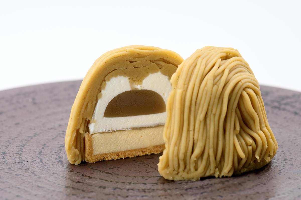 「小布施堂」の「モンブラン」（800円）