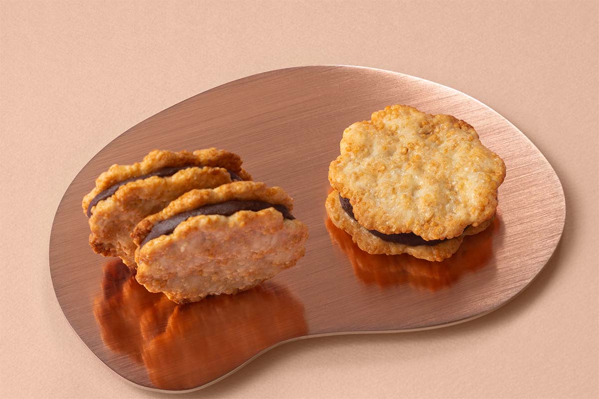 「小倉山荘」の「花いづく」（6個入り1,188円）