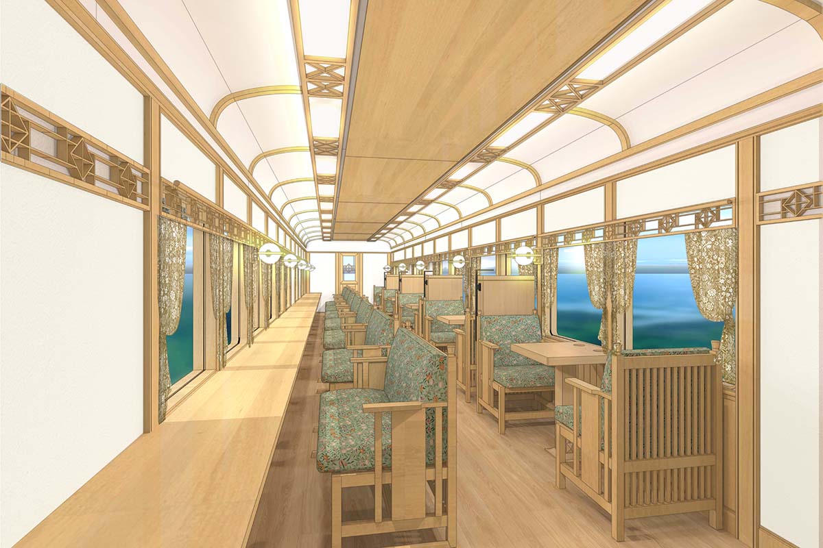 新観光列車「GRAN 天空」の車内イメージ