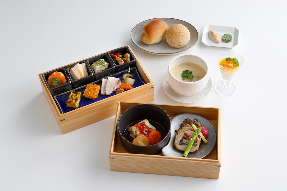 「近鉄・都ホテル」監修によるフレンチ膳（イメ―ジ、提供：近鉄）