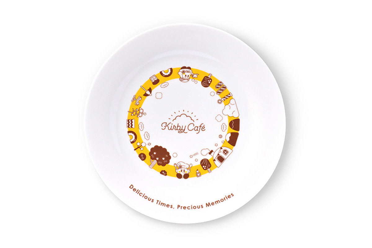 「冬のカービィバーガー」「冬のワドルディバーガー」のスーベニアプレート（イメージ）