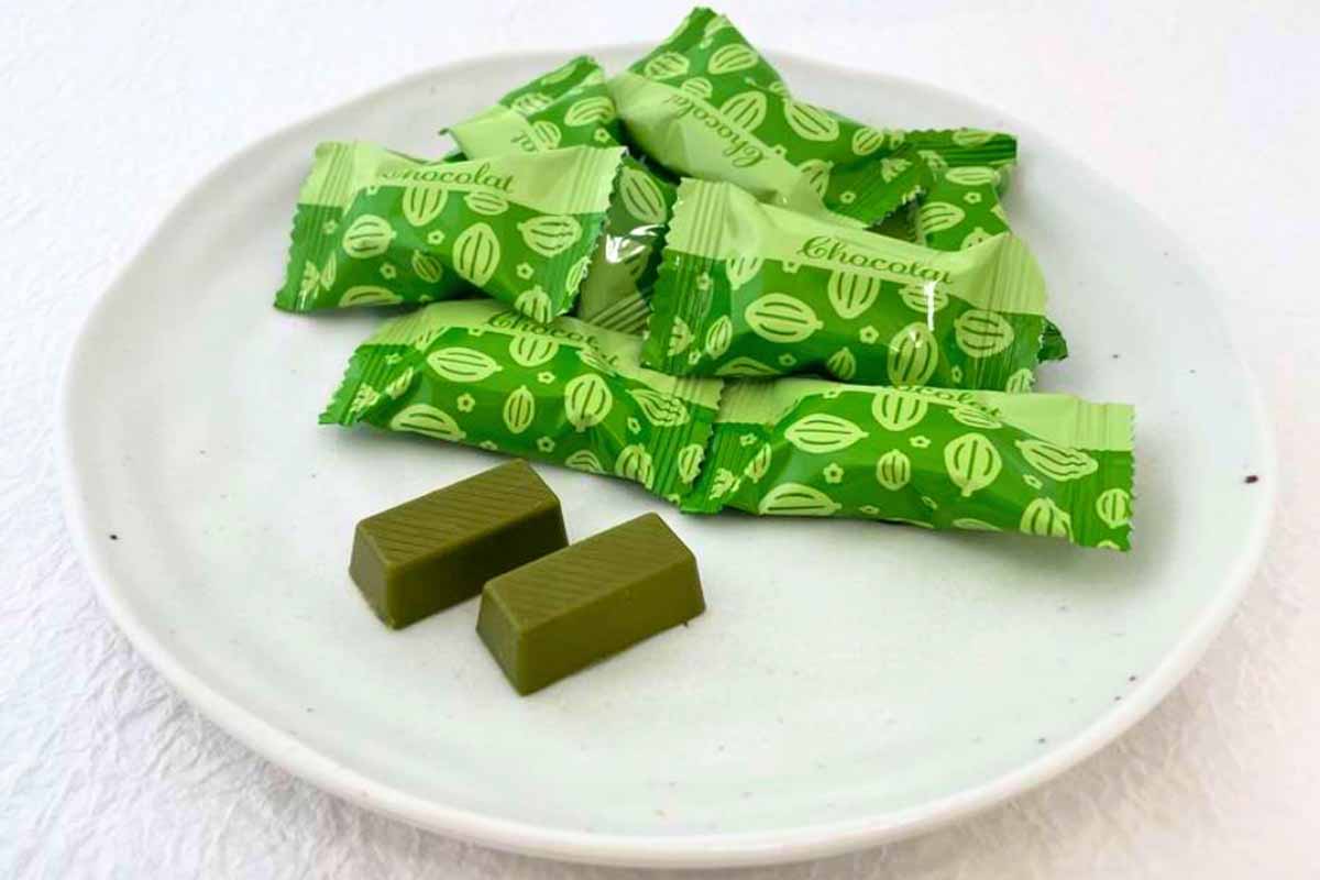 七味家本舗のオリジナルチョコ「山椒入りチョコレート」