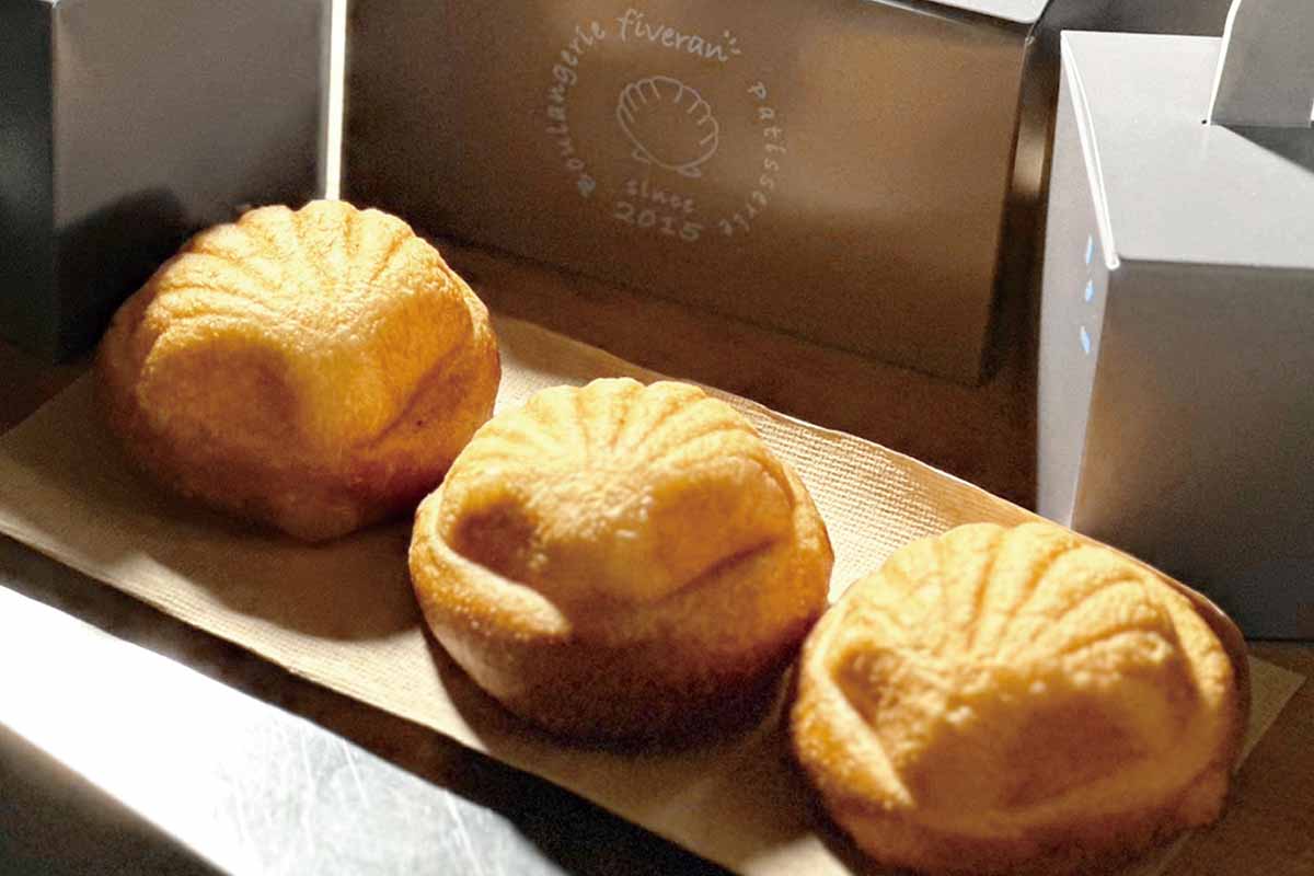 京都＜ファイブラン オオサカ コーヒーベース＞のパティシエール（341円）