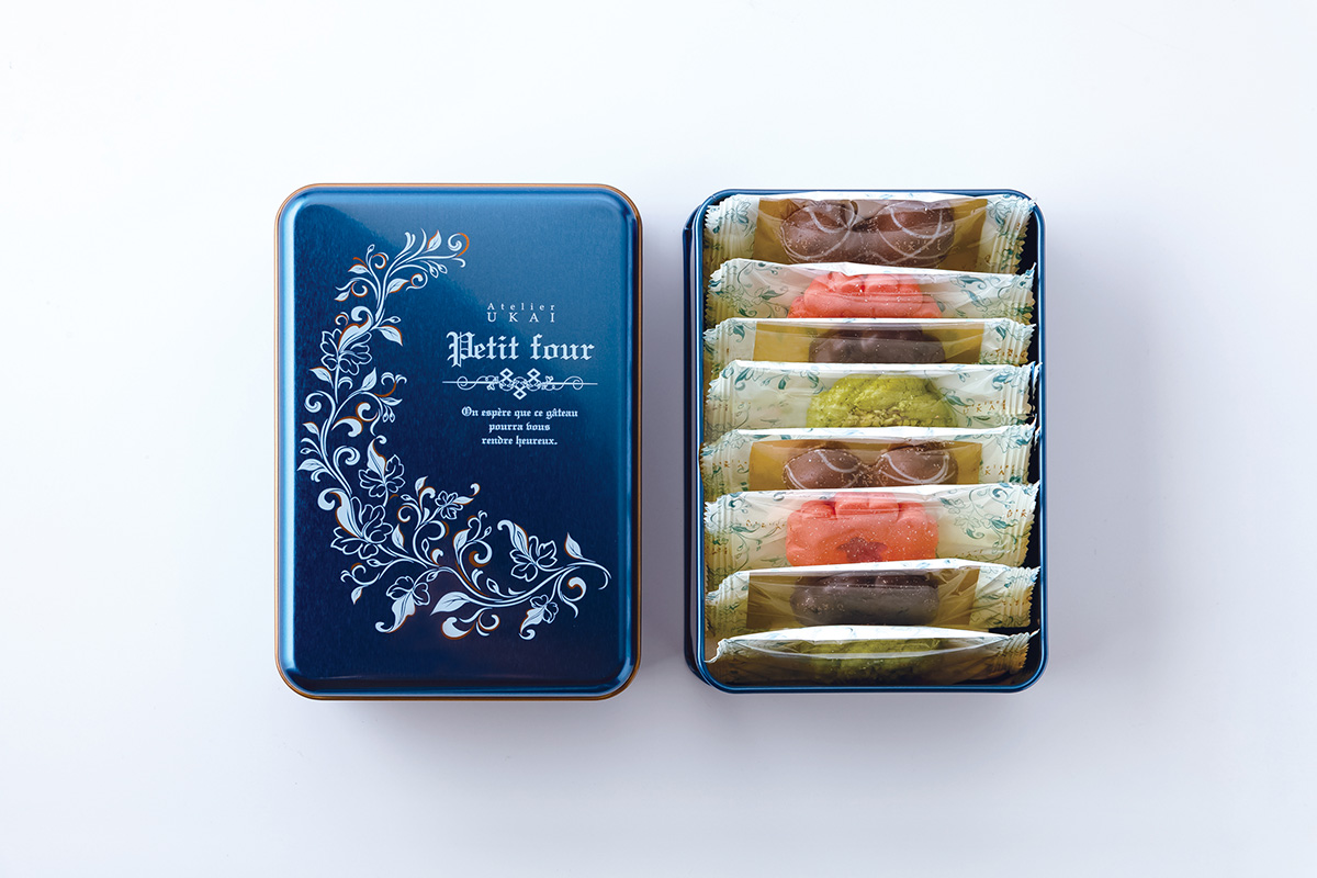 クッキー4種を個包装でひとつひとつ丁寧に包み込んだ冬季限定のスペシャルアソート「フールセック・アソルティ缶（8個入）」（2,361円・税込）