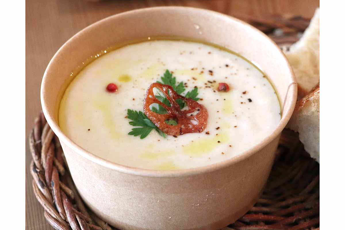 里芋と蓮根のポタージュ