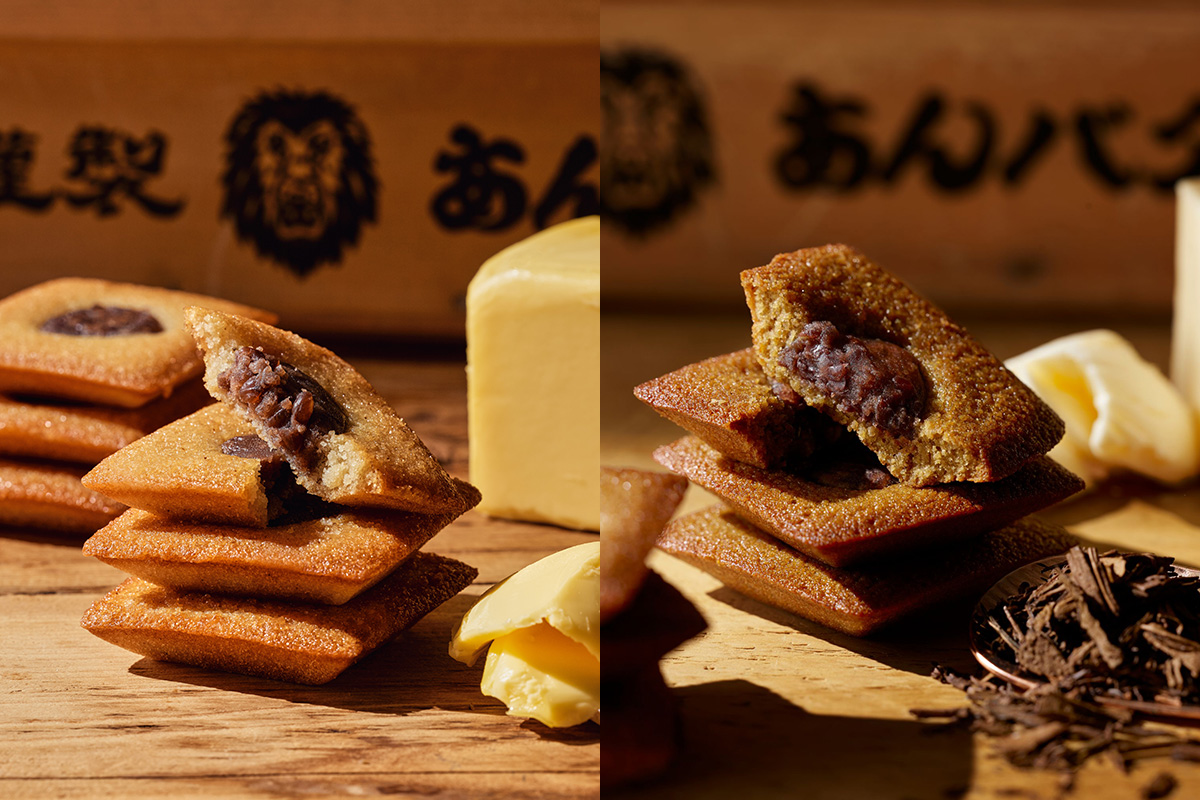 一番人気の「あんバタフィナンシェ」（左）と季節限定の「あんバタフィナンシェ ほうじ茶」（ともに6個入1,620円・税込）