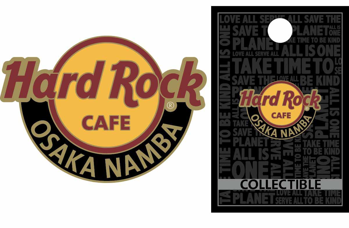 「Logo Pin」（1,650円）は、「ハードロックカフェ 大阪なんば ロックショップ」限定デザイン
