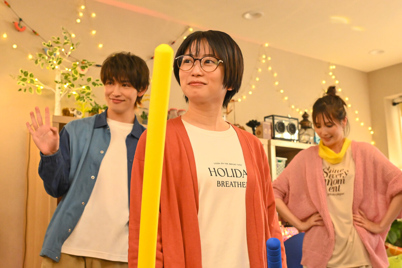 『北くんがかわいすぎて手に余るので、３人でシェアすることにしました。』第４話 西野悠（増子敦貴）、比留間東子（志田未来）、浅田南（本田翼）