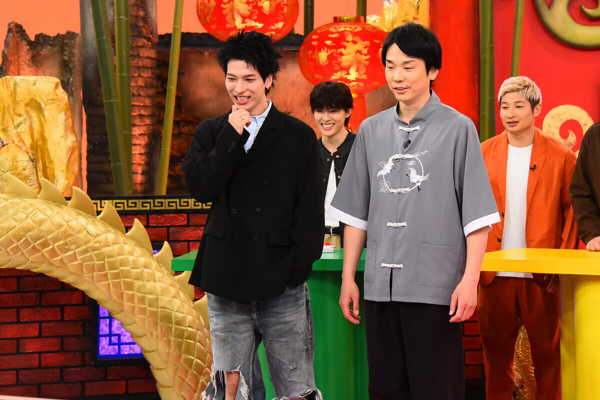 （左から）金城碧海・川西拓実（JO1）、濱家隆一(かまいたち)、べーやん（豪快キャプテン）2025年7月26日放送（#252）