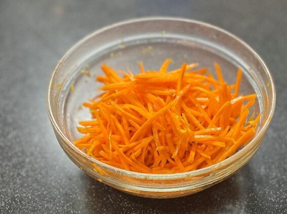 みよか１号がつくったスパイスが隠し味のキャロットラぺ