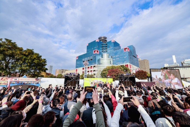 去年開催した『よ～いドン！フェス』屋外ステージの様子