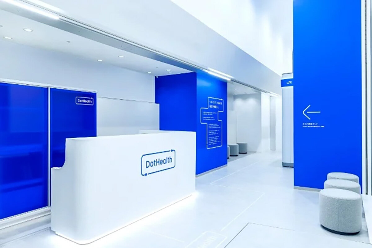 JR大阪駅構内のヘルスケアサロン「DotHealth Osaka」（提供写真）